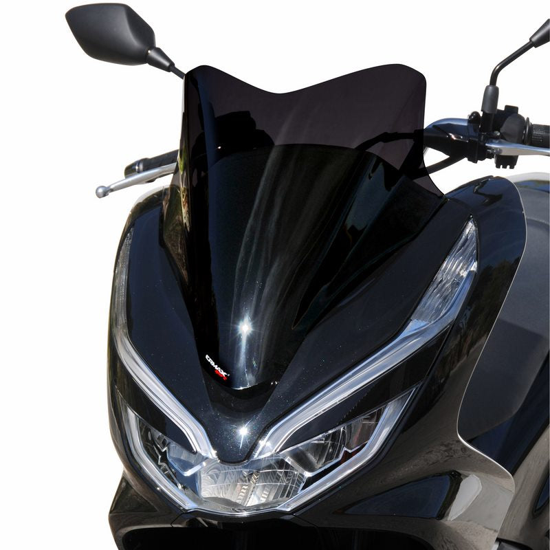 Ermax / アルマックス sport screen (for version with abs ) for PCX 125/150 2018-2019 satin black | 0301S94-47