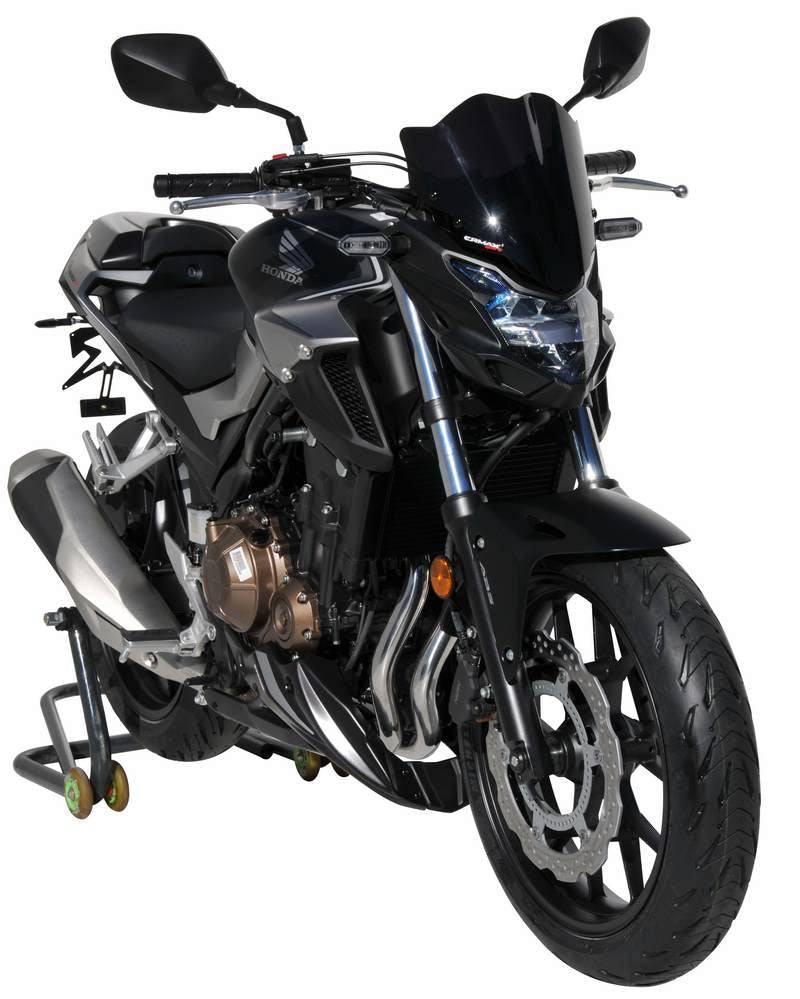 Ermax / アルマックス sport screen (+ fitting kit ) for cb 500 f 2019 satin grey | 0301T02-83