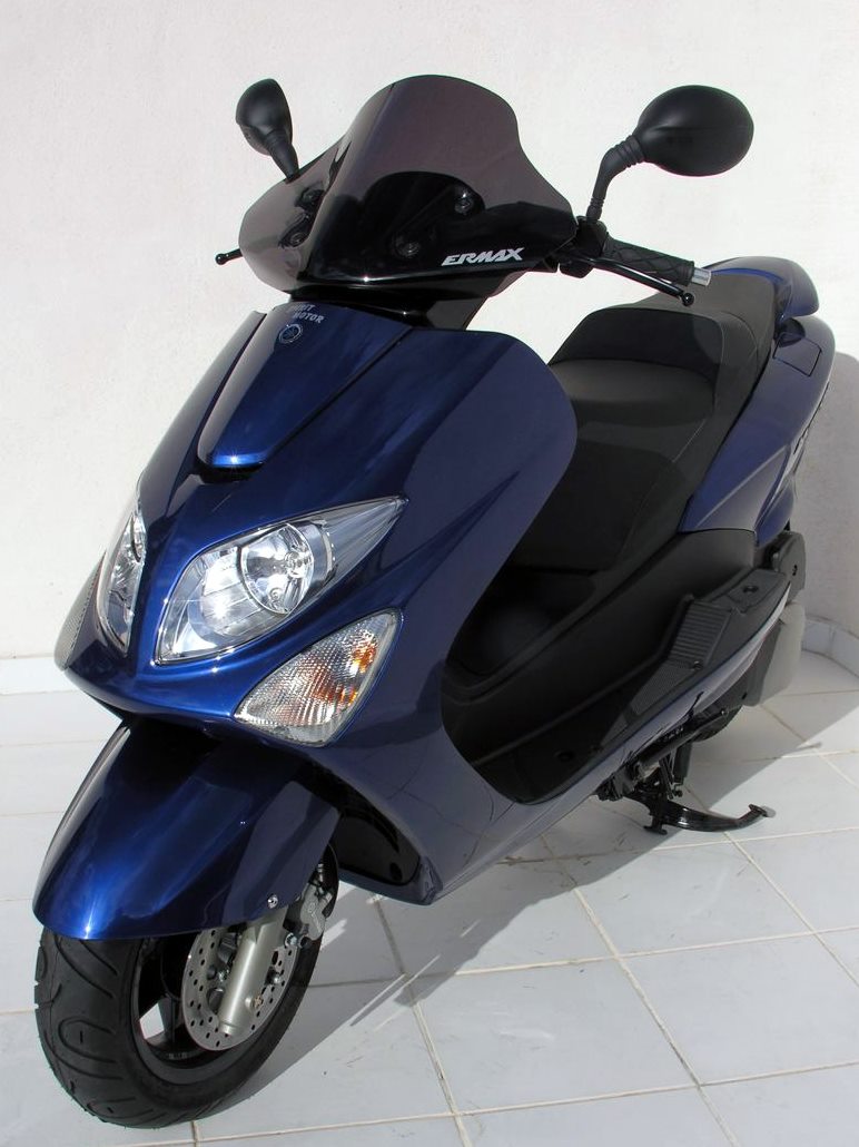 Ermax / アルマックス scooter windshield Ermax / アルマックス sport 34 cm for majesty 125 2001/2012 light black | 030203068