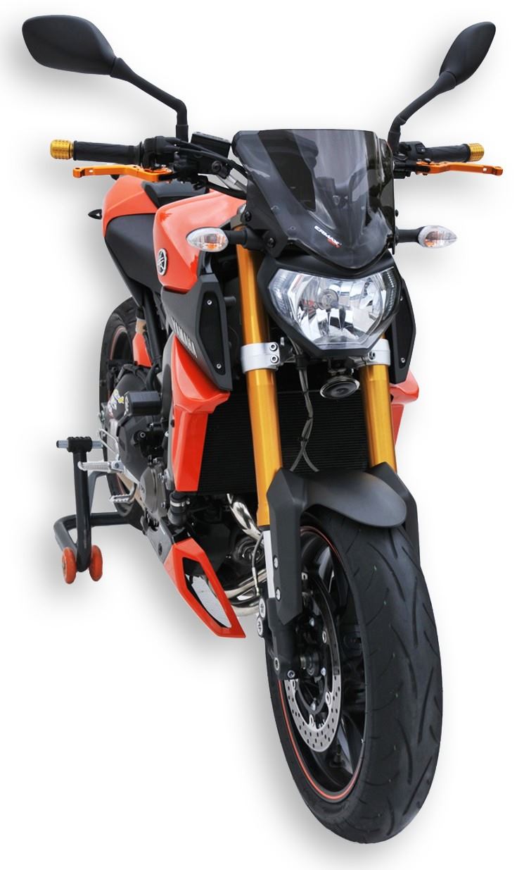 Ermax / アルマックス sport nose screen (25 cm ) for MT 09(fz 9 ) 2014-2016 satin black | 030247117