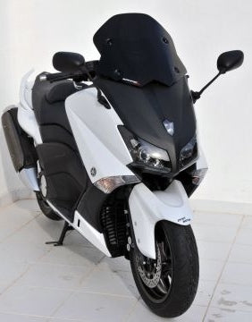 Ermax / アルマックス pare brise scooter sport (45cm kit + fix. ) for T MAX 530 2012-2016 dark black | 030256110