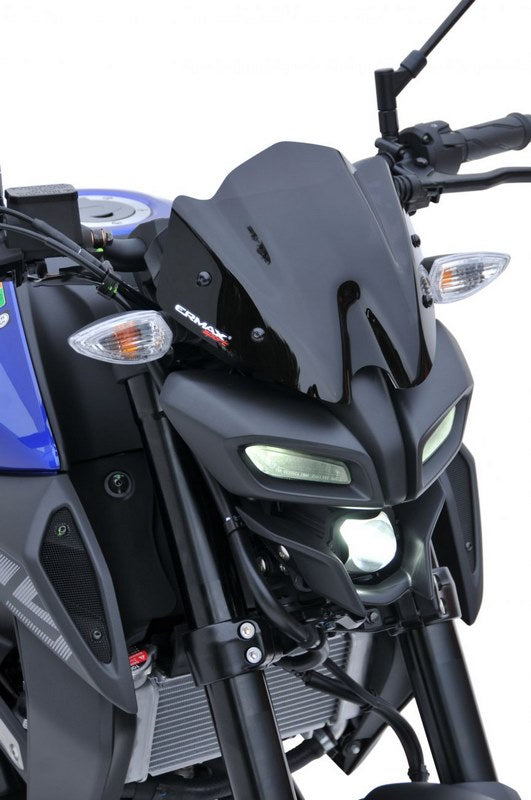 Ermax / アルマックス Sport Screen (22Cm ) Ermax / アルマックス For Mt125 2020 -2022 Noir Satin (Opaque)  | 0302Y91-47