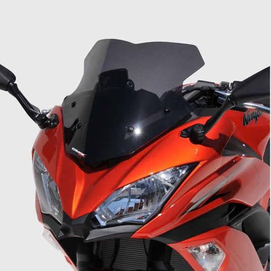 Ermax / アルマックス sport screen (35 cm ) for NINJA 650 2017-2018 satin grey | 0303S65-83