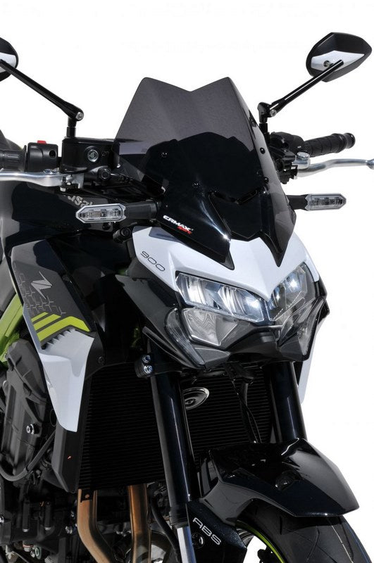 Ermax / アルマックス Sport Screen (35Cm ) Ermax / アルマックス For Z 900 2020-2022 Noir Satin (Opaque)  | 0303S77-47