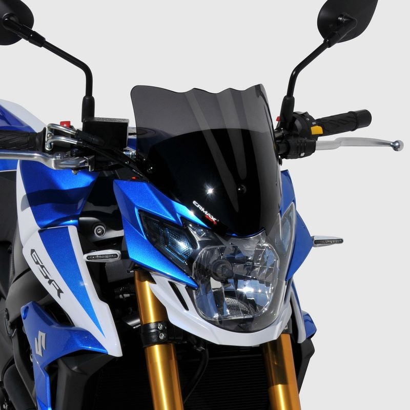 Ermax / アルマックス sport screen (26 cm ) for GSR 750 (GSX s 750 15/16 ) 2011-2016 satin black | 030447104