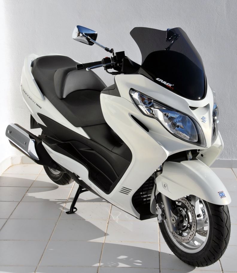 Ermax / アルマックス windshield sport (47cm ) for BURGMAN 400 injection 2006-2016 dark black | 030456085