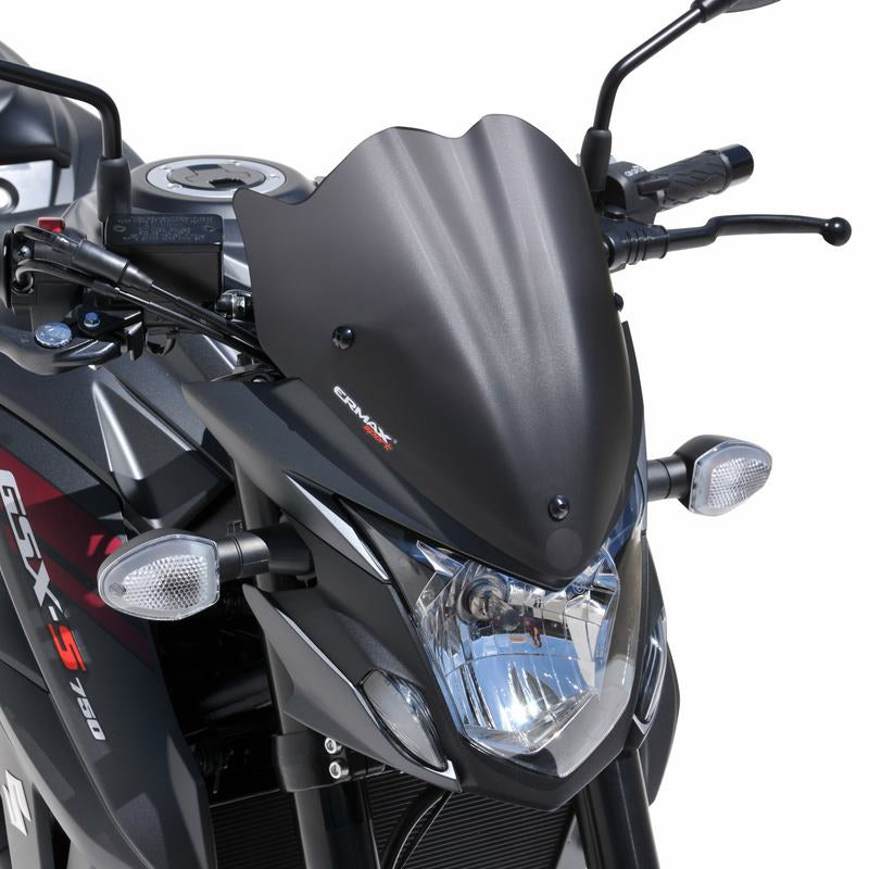 Ermax / アルマックス sport screen (30 cm ) for GSX s 750 2017-2019 satin grey | 0304S89-83