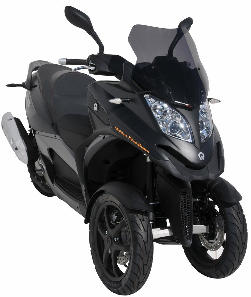 Ermax / アルマックス sport screen (46cm ) for QUADRO 3D 2012-2017 satin black | 032347002