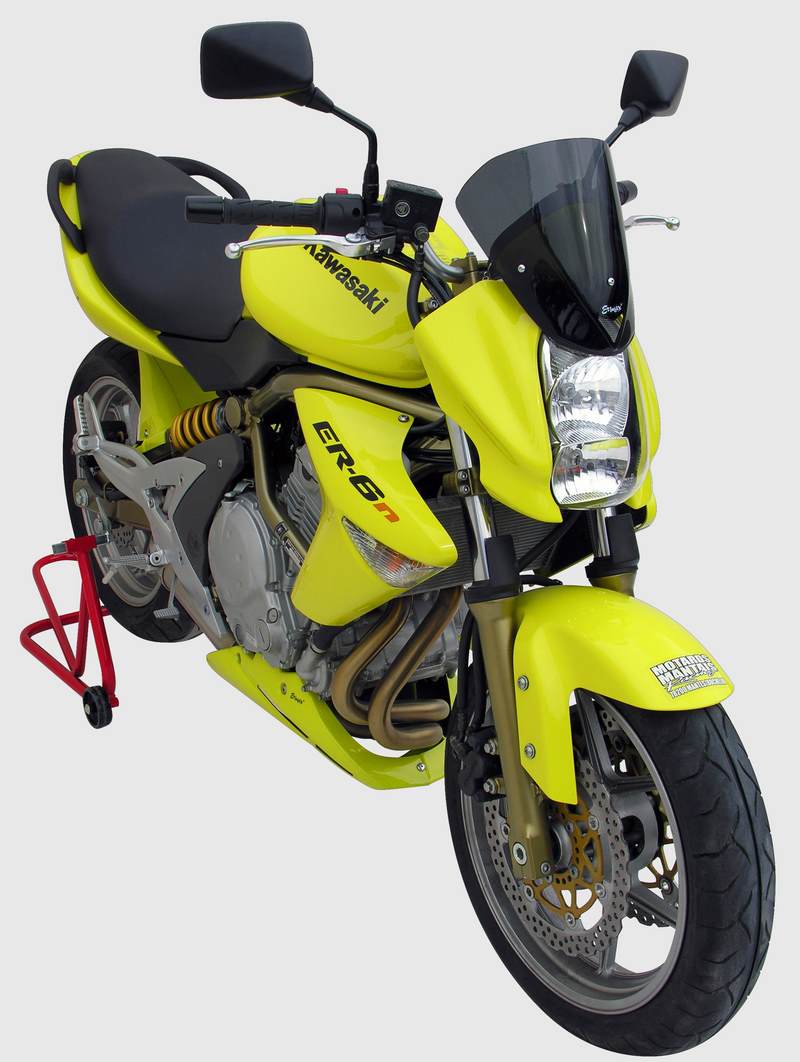 Ermax / アルマックス nose screen (26cm double bubble +kit. fix. ) for ER 6 N/F 2006-2008 grey | 060354062