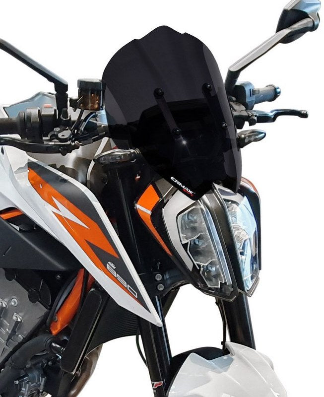 Ermax / アルマックス Nose Screen (32Cm ) Ermax / アルマックス For 890 Duke 2020 -2022 Noir Satin (Opaque)  | 0654K12-47