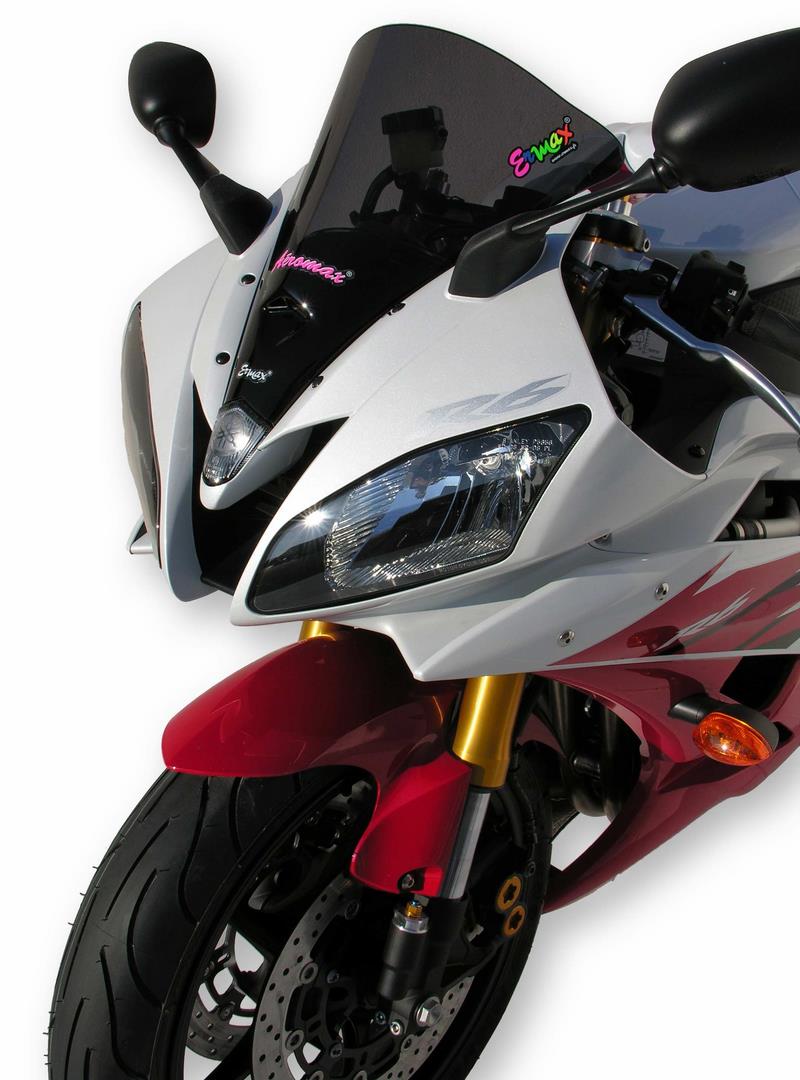 Ermax / アルマックス screen Aéromax (33 cm ) for YZF R6 2006-2007 satin black | 070247081