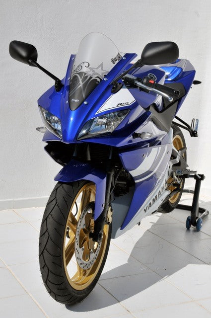 Ermax / アルマックス screen Aéromax (40 cm ) for YZF R 125 2008-2014 dark black | 070256093