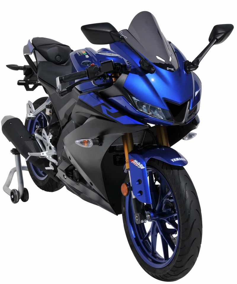 Ermax / アルマックス screen Aéromax for YZF R 125 2019 satin blue | 0702Y88-81