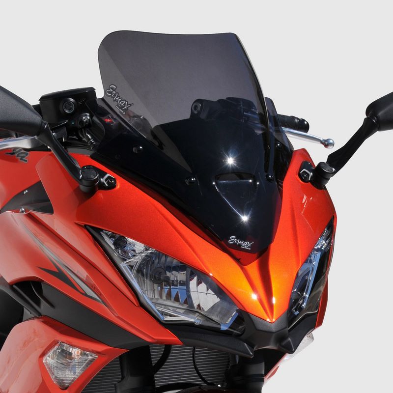 Ermax / アルマックス screen Aéromax (40 cm ) for NINJA 650 2017-2019 light black | 0703S65-03