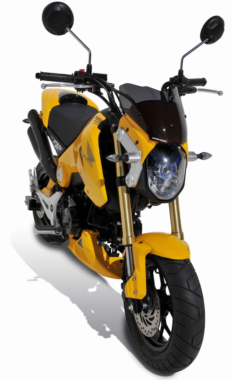 Ermax / アルマックス nose fairing for MSX 125 2013/2016 unpainted with light black screen | 150100138