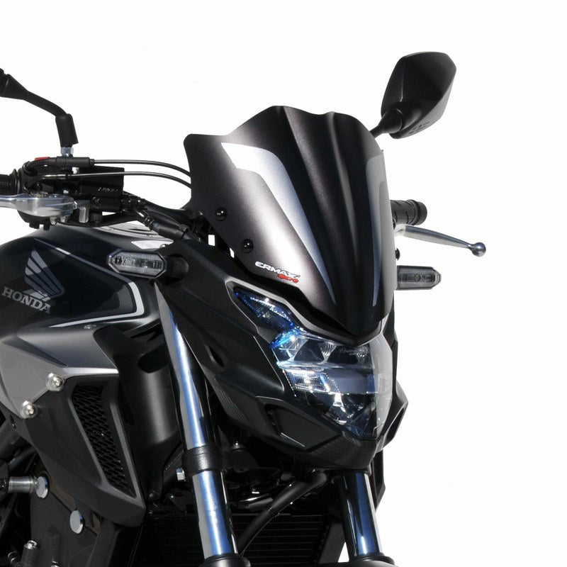 Ermax / アルマックス nose fairing (+ fitting kit ) for cb 500 f 2019   metal white /blue mat (pearl metalloid white [nha96 ]  matte pearl agile blue ) | 1501T02-B3