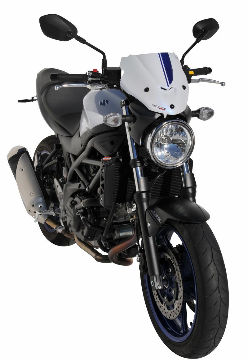 Ermax / アルマックス nose fairing for SV 650 N 2016-2019  metal blue/white 2016/2019(metallic triton blue [ysf]  blanc pearl glacier [yww] ) | 1504113-96