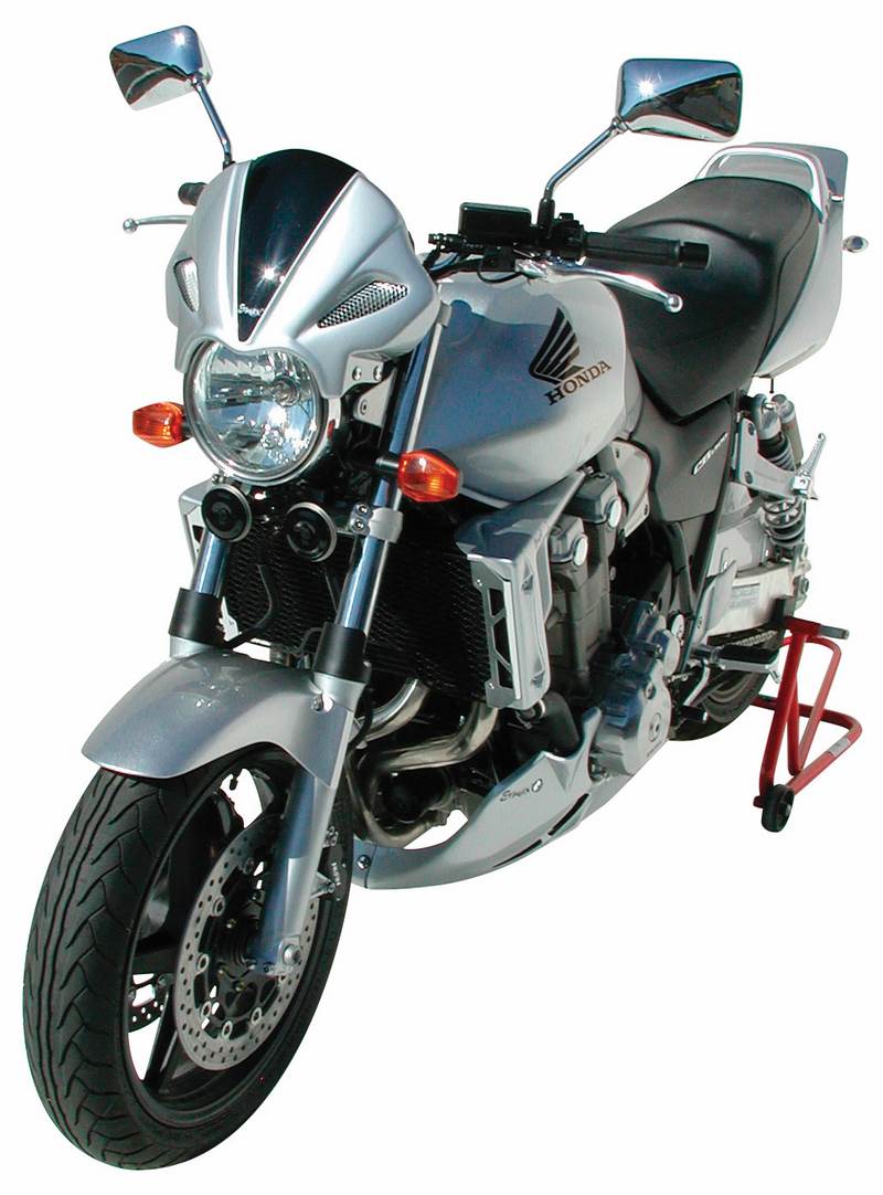 Ermax / アルマックス nose fairing attack for cb 600 hornet 2003/2004 metallic grey clear | 180113078