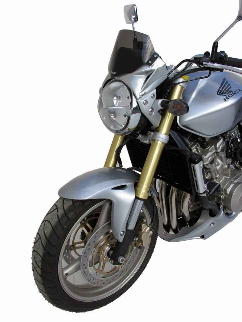 Ermax / アルマックス nose fairing cb 600 hornet (with light black screen ) for CB 600 hornet 2003-2006  silver carbon look 2003/2006 | 200182078