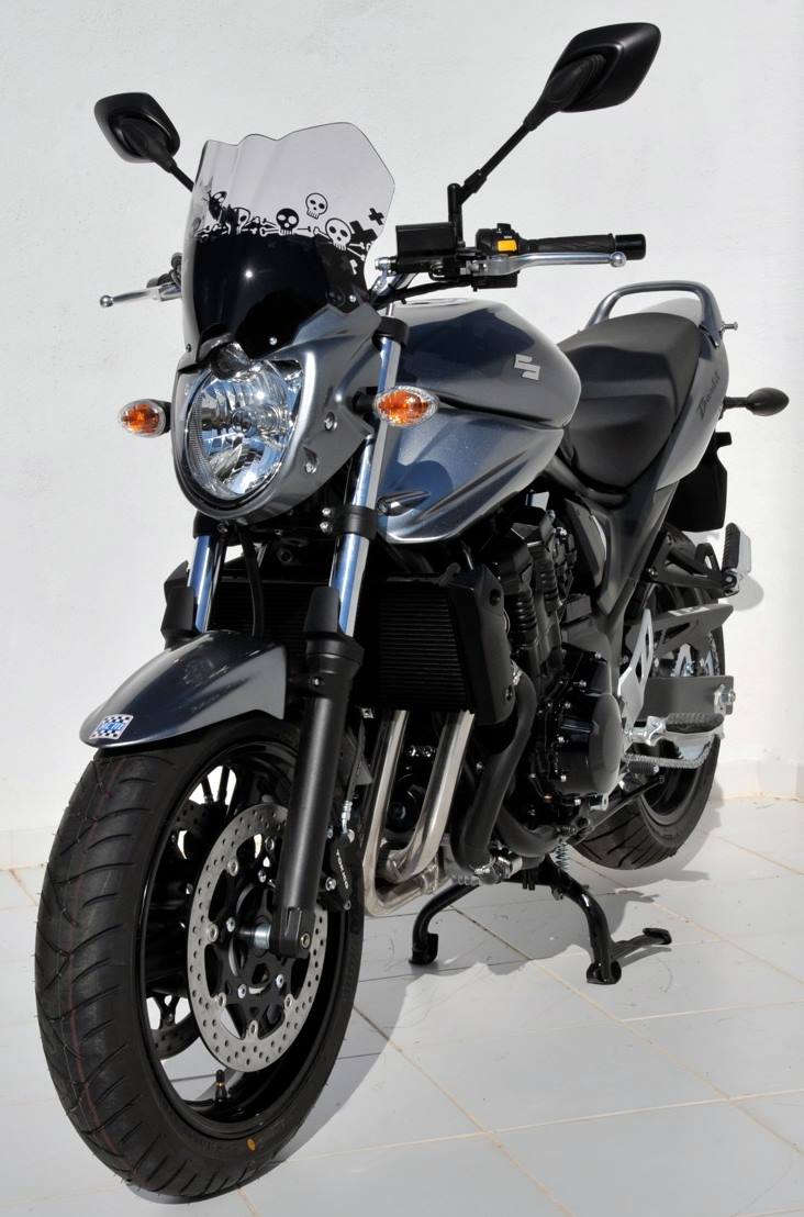 Ermax / アルマックス nose fairing for GSF 650 BANDIT 2009 red (YVZ+ + screen light black | 230419093