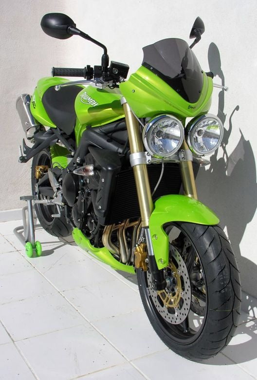 Ermax / アルマックス Tete De Fourche Street Triple (+Bulle Noir Satin (Série Black Line) Triple 2008-2011 | 2321BL023