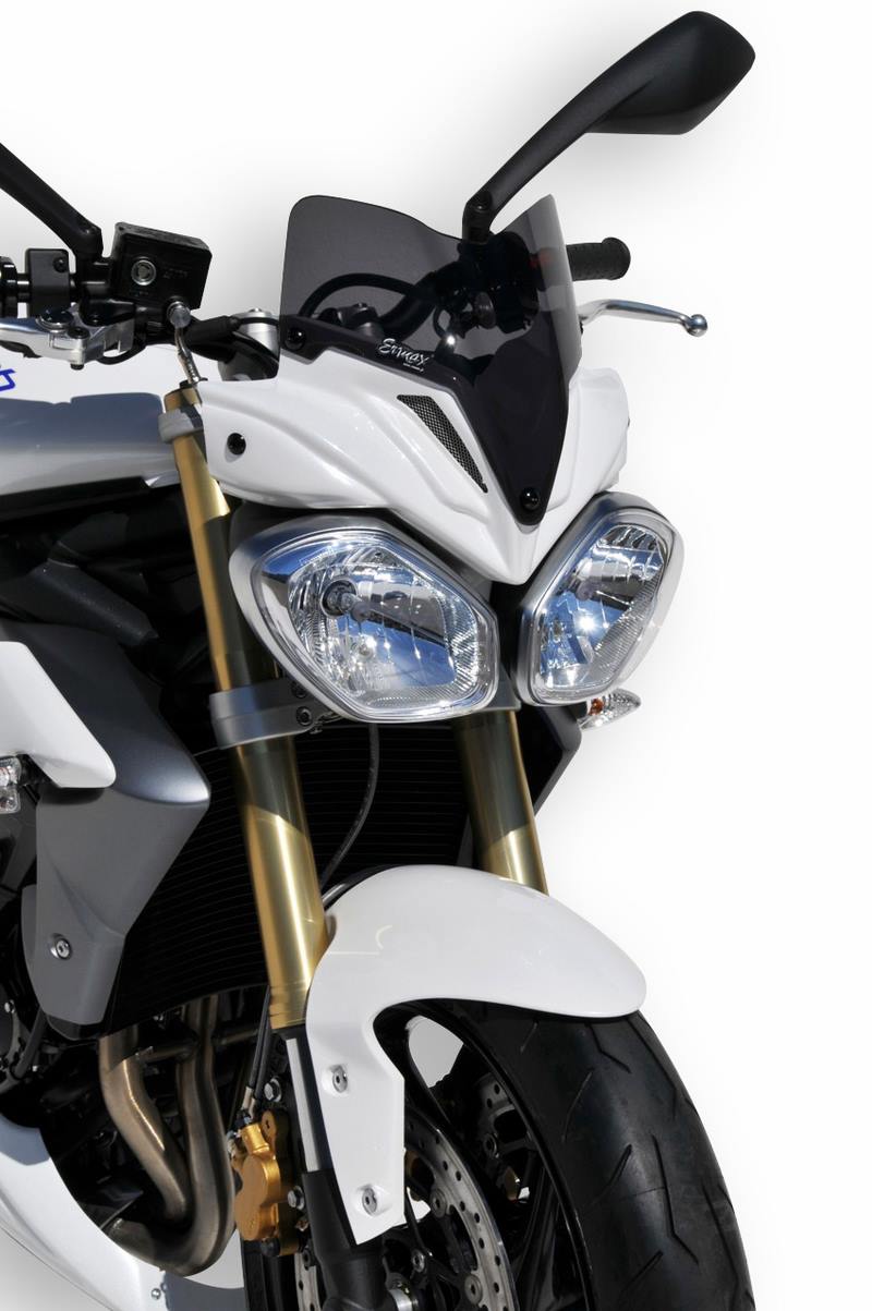 Ermax / アルマックス nose fairing (with light black screen of 21 cm ) for SPEED TRIPLE 1050 2011-2018  unpainted 2011/2018 | 272100030