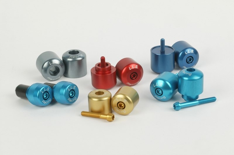 Ermax / アルマックス embu handlebar ends lls colored aluminium yamaha R1 98/08 + R6 06/09 black | 300203053