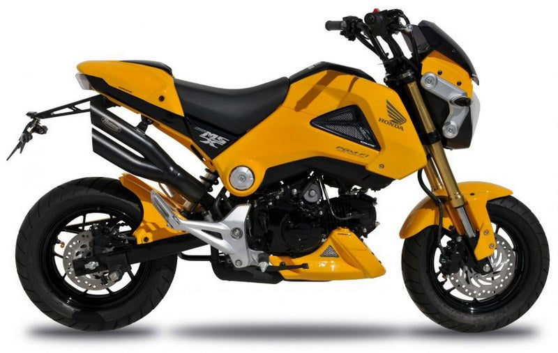 Ermax / アルマックス Silencer Hurric Pro 2 Double Exit Mat Black Msx 125 (Grom ) 2013/2016  | 6527NE138