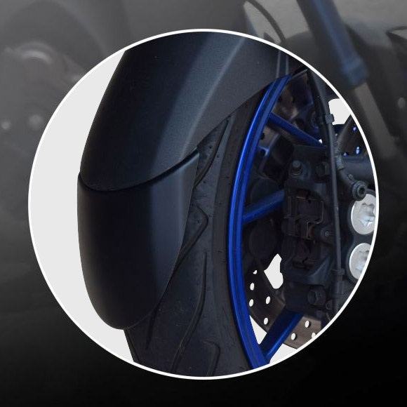 Ermax / アルマックス front fender extender black for MT 09 (FZ 9 ) 2014-2016 | 710218117