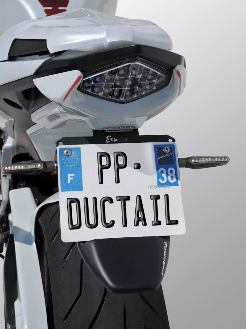Ermax / アルマックス extension rear universal ductail MODELE sport black | 715018SPO