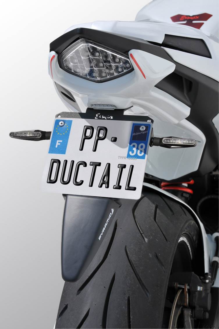 Ermax / アルマックス extension rear universal ductail MODELE urban black | 715018URB