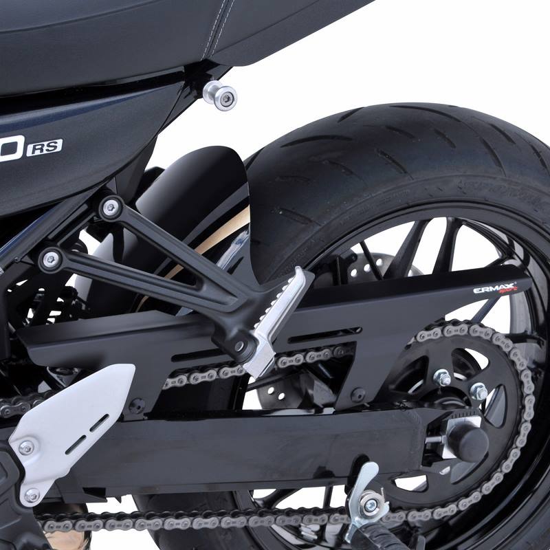 Ermax / アルマックス hugger arriere (+ engine cover of chain en aluminum anodized ) for Z 900 RS 2018-2019  silver carbon look 2018/2019 | 7303S68-82