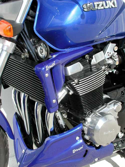 Ermax / アルマックス cooling air scoops for GSX 1400 2001-2007  metallic blue 2001/2003(candy large blue [yc2] ) | 760414049