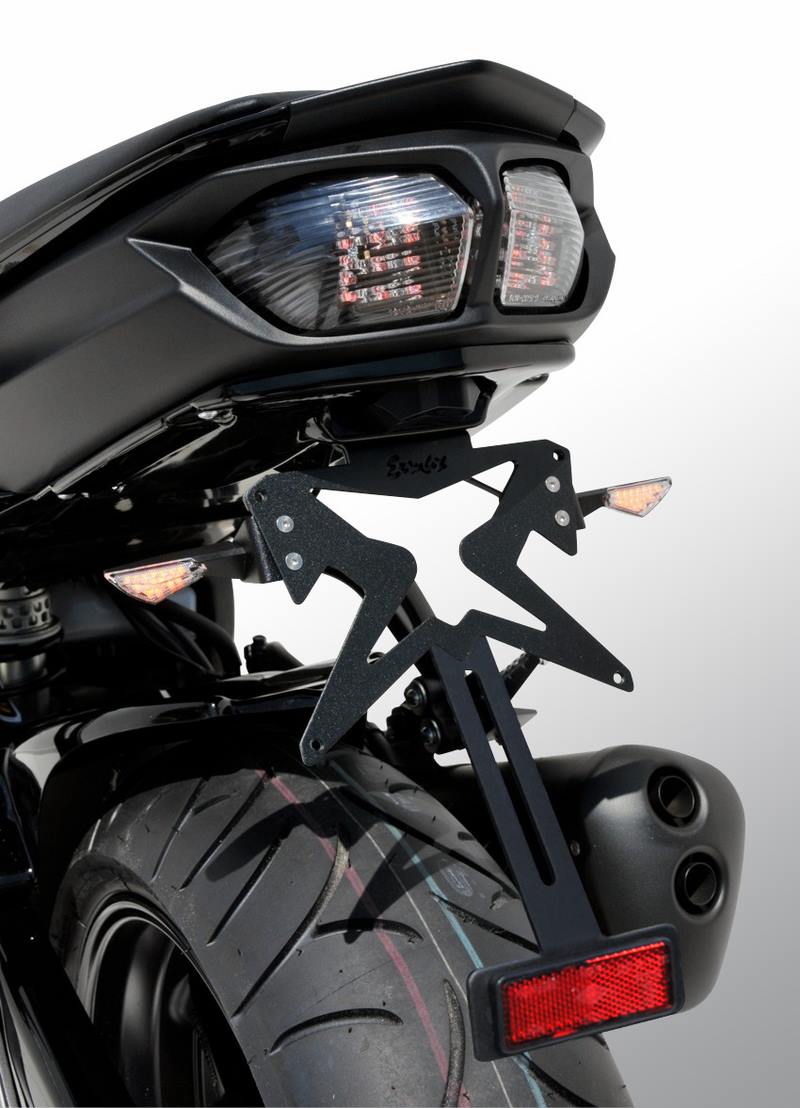 Ermax / アルマックス license plate holder for FZ 8 FAZER 2010-2017  gris mat 2012/2014(mat gray metallic 3 [mnm3] ) | 790294104