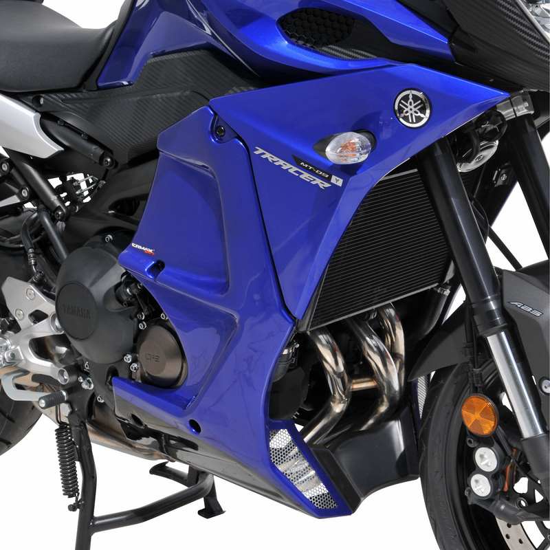 Ermax / アルマックス sides of fairing (en 3 parts ) for MT 09/FJ 9 TRACER 2015-2017  satin black 2015/2017(tech black [mdnm6] ) | 8102125-58