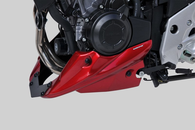 Ermax / アルマックス belly pan (3 parts ) for CB 500 X 2016-2017  metallic red clear 2017(candy rosy red [R340] ) | 8901cr156