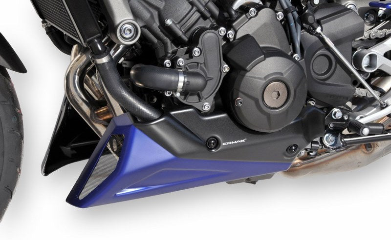 Ermax / アルマックス belly pan (2 parts ) for MT 09(fz 9 ) 2014-2016  grey / yellow 2016(nimbus grey/jaune fluo  night fluo [bns4] ) | 8902Y2117