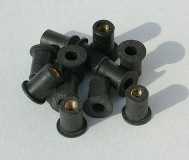 Ermax / アルマックス ins5 rubber insert kit black M5 + steel screws chromé +rondelles (10 piĂ¨ces ) black | 9005M5005