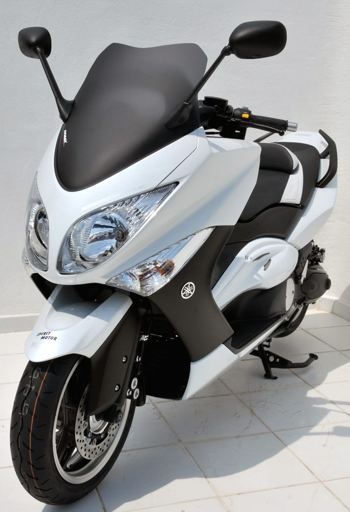 Ermax / アルマックス hypersport windshield (55cm - cutting en v ) for T MAX 500 2008-2011 satin black | HY0247V92