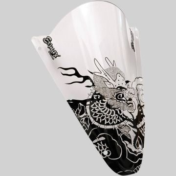 Ermax / アルマックス Sérigraphie Black Dragon For Screen And Windshield  | SE05PBDRA