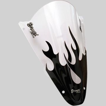 Ermax / アルマックス Sérigraphie Black Flaming For Screen And Windshield  | SE05PBFLA