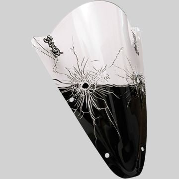 Ermax / アルマックス Sérigraphie Black Bullets For Screen And Windshield  | SE05PBIMP