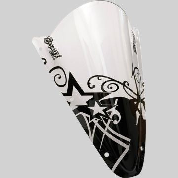 Ermax / アルマックス Sérigraphie Black Stars For Screen And Windshield  | SE05PBSTA