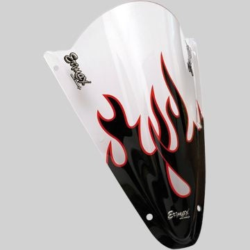 Ermax / アルマックス Sérigraphie Black And Red Flaming For Nose Screen  | SE05SNRFLA