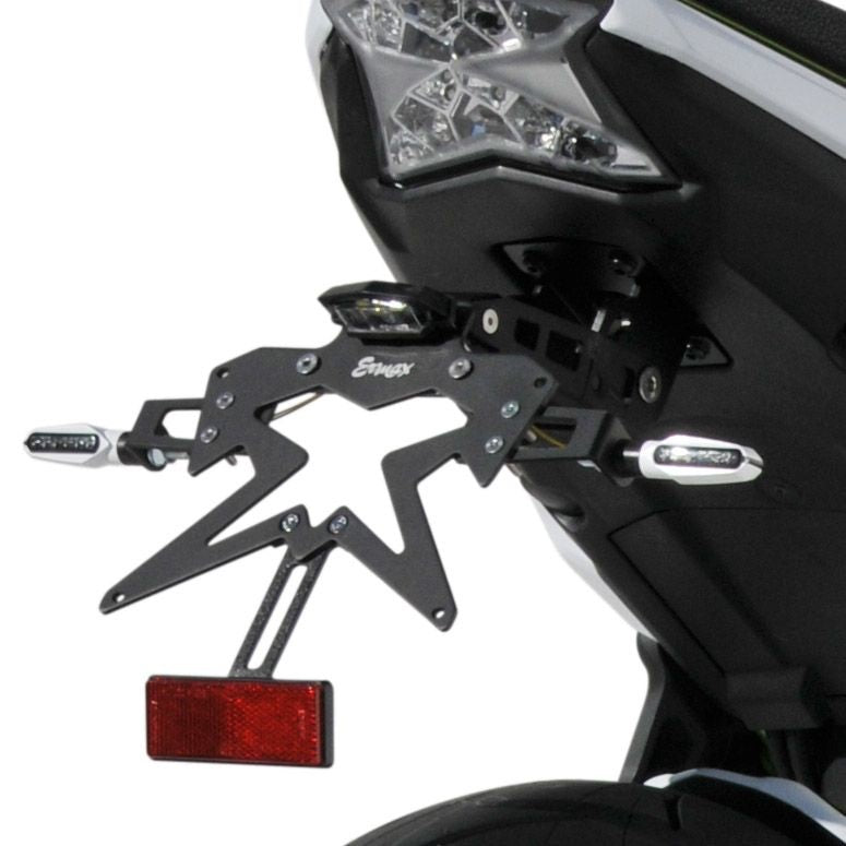 Ermax / アルマックス Sup10 License Plate Holder En Aluminum Black Arm Ermax / アルマックス For Z650 2020  | SUP0318S77