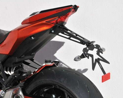 Ermax / アルマックス sup10 lisence plate holder aluminium black arm for Z 1000 2014-2017 | SUP318087