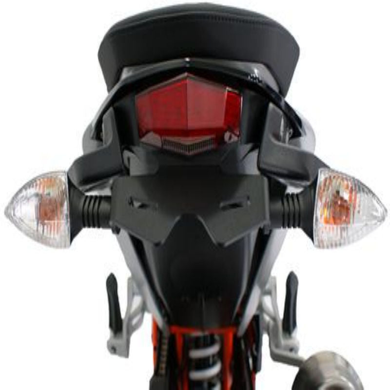 EVOTECH / エヴォテックパフォーマンス KTM 690 Duke テールタイディー (ナンバープレートホルダー) 2012+ (レッド リアライト) | PRN010329-01