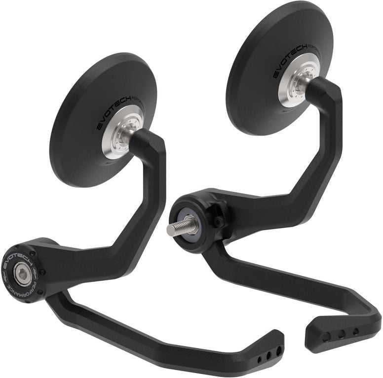 Evotech Performance Kawasaki  EP Bar End Mirrors / Brake and Clutch Protector Kit - Kawasaki Z125 (2019+) | PRN015536-015554-016057-016168-016459-016469-016516-016518-032057