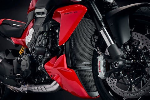 Evotech Performance Ducati  EP Ducati Diavel V4 Radiator and Oil Cooler Guard Set (2023+) | PRN016397-016399-01
