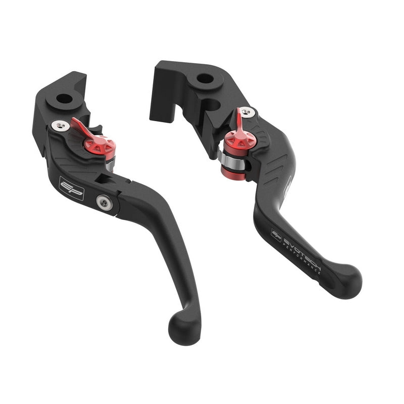 Evotech Performance Evo Folding Clutch and Short Brake Lever set | PRN035382-035455